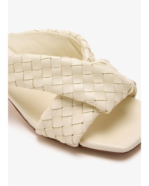 Bottega Veneta Natural Riva Mules