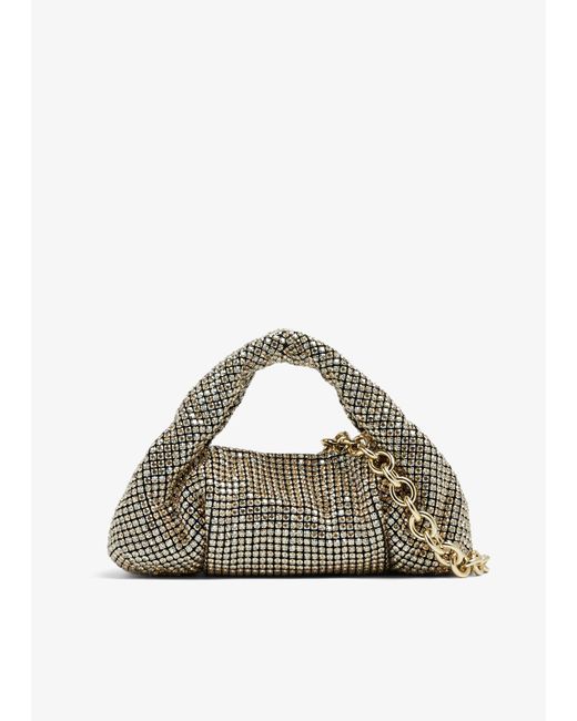 Stuart Weitzman Metallic The Moda Shine Mini Tote Bag