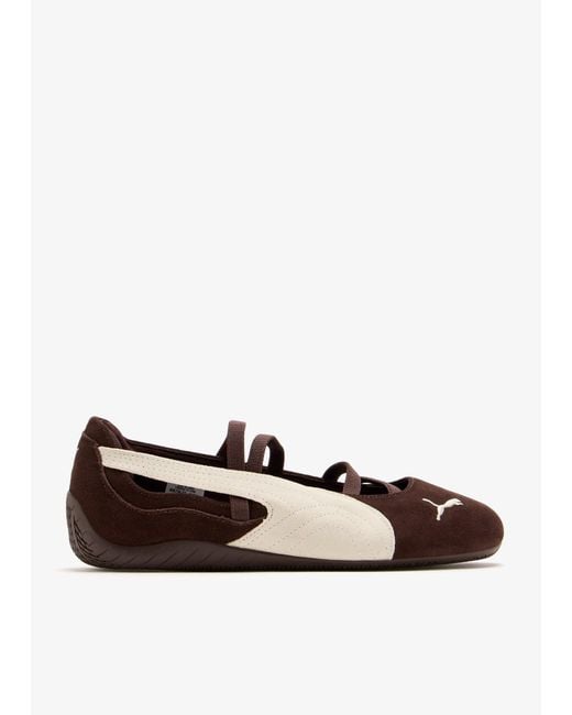 PUMA White Speedcat Ballet Shoes