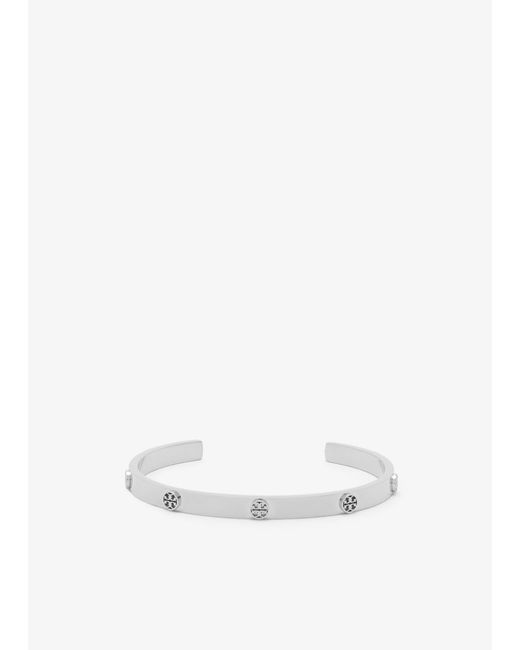 Tory Burch White Thin Miller Stud Cuff