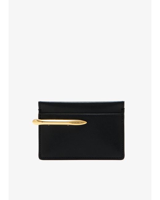 Givenchy White Pinch Card Holder