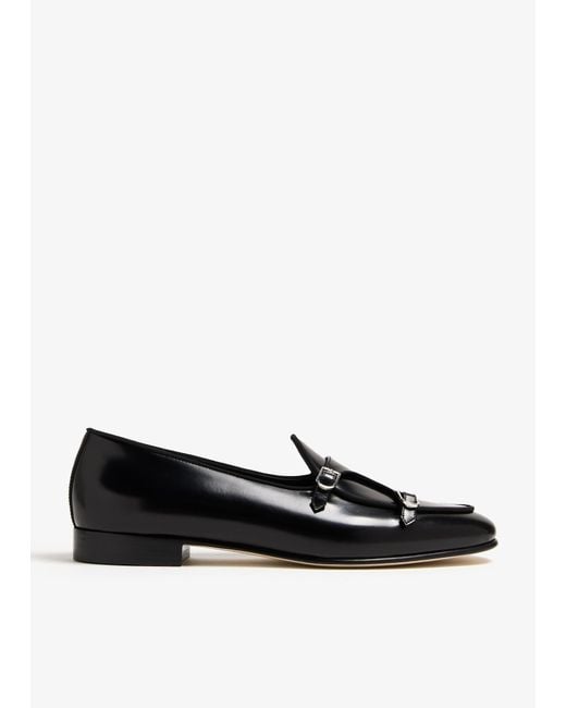 EDHÈN Black Brera Loafers for men