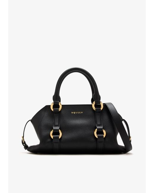 Alexander McQueen Black Farringdon Small Bag