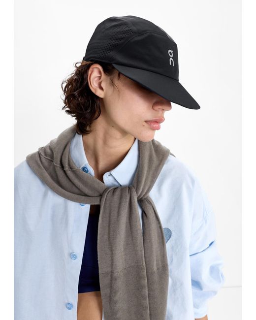On Shoes Black Performance Cap