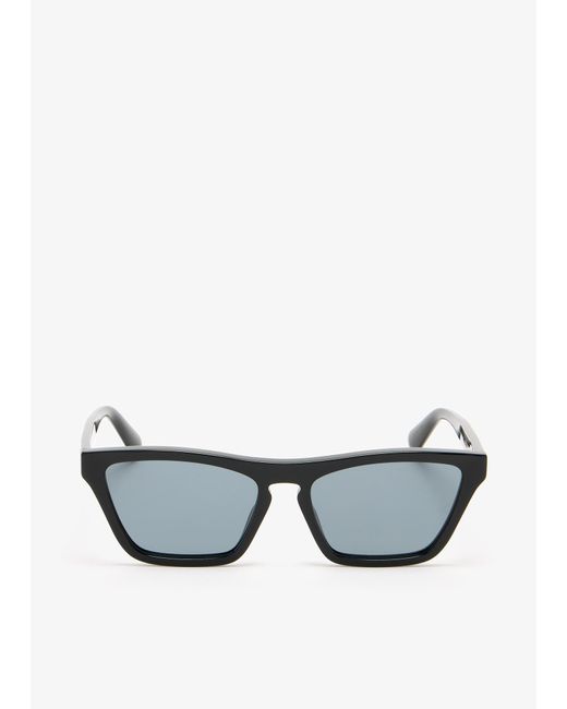 Stella McCartney Gray Logo Cat Eye Sunglasses