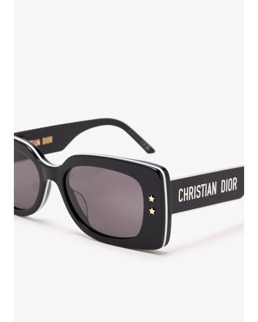 Dior Gray Pacific S1U Rectangular Sunglasses