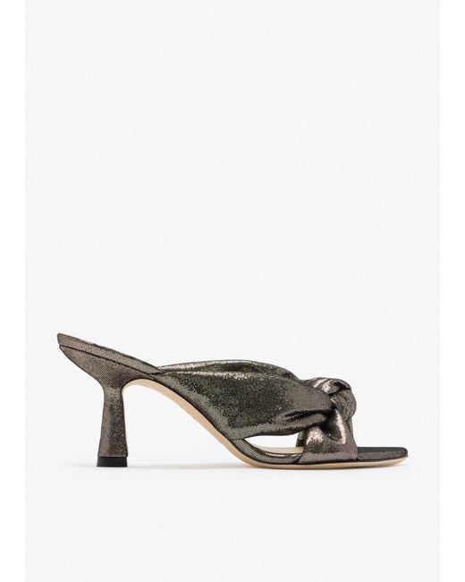 Stuart Weitzman Gray Sopaya 75 Mules