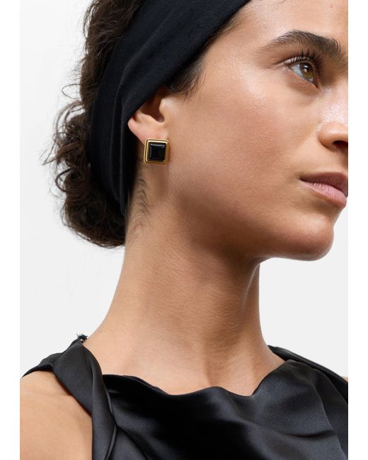 Heaven Mayhem Black Archer Earrings