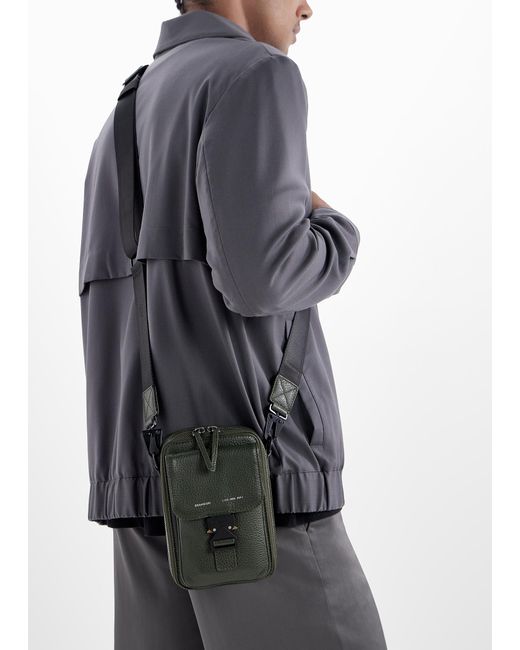 GRAMS28 173 Vertical Sling Bag in Black for Men | Lyst