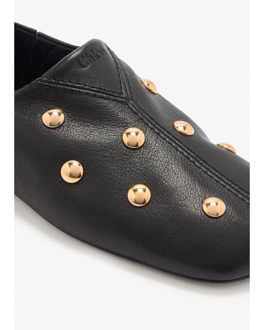 Chloé White Rita Slippers