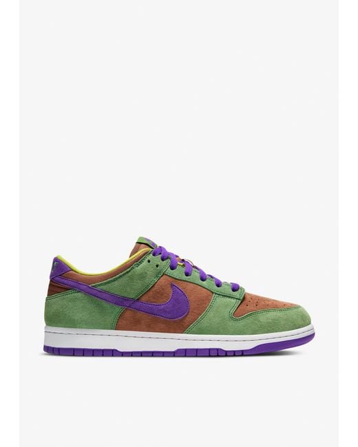 Nike Green Dunk Low 'Veneer' Sneakers for men