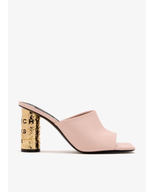 Givenchy Natural Tape Heeled Mules