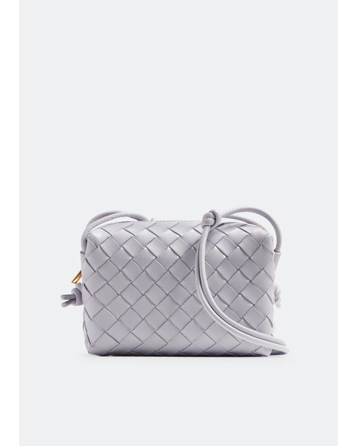 Bottega Veneta Gray Mini Loop Camera Bag