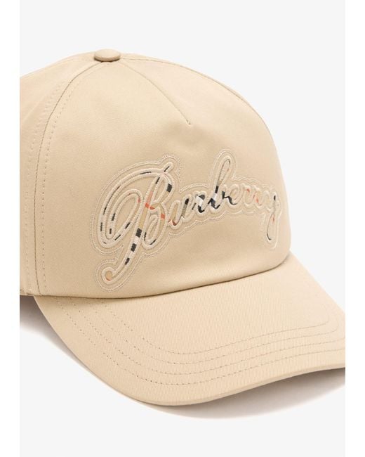Burberry Natural Logo Baseball Cap for men