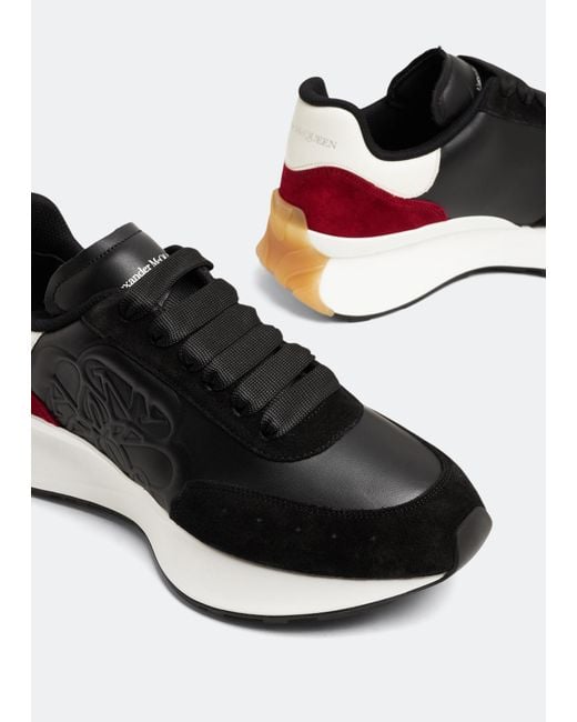 Alexander McQueen White Sprint Runner Sneakers for men