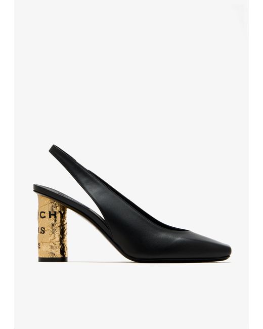 Givenchy Black Tape Slingback Pumps
