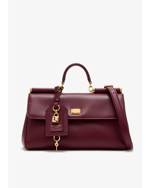 Dolce & Gabbana My Sicily Handbag in Red | Lyst