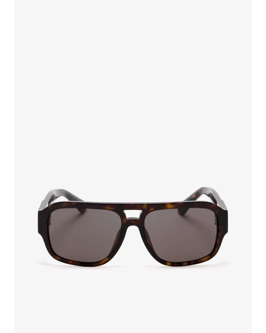 Dolce & Gabbana Gray Dna Essentials Sunglasses for men