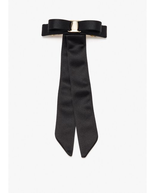 Ferragamo Black Bow Clip
