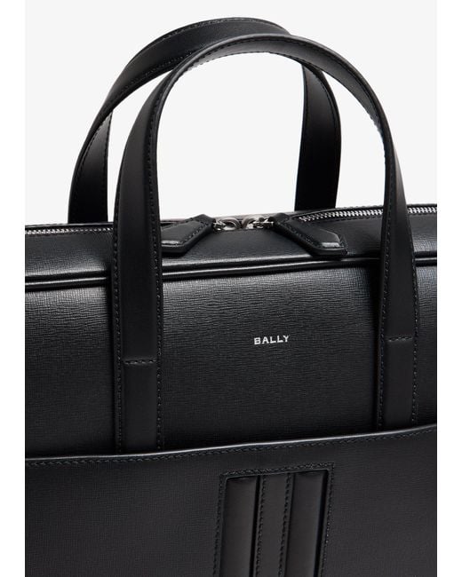 Bally Black Mythos Briefcase for men