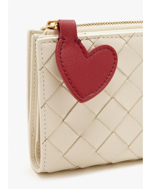Bottega Veneta Natural Intrecciato Small Bi-Fold Wallet