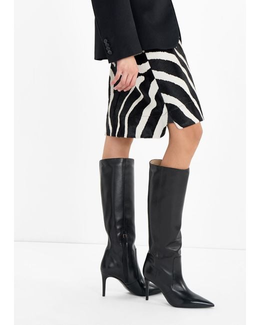 Stuart Weitzman Black Stuart Power 85 Boots