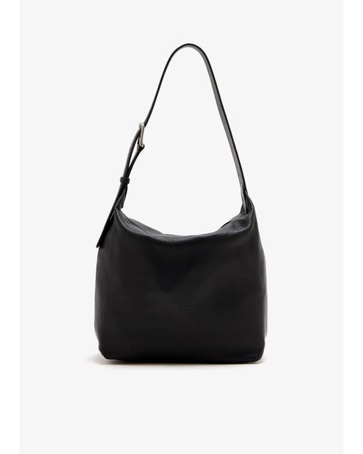 The Row Black Isa Shoulder Bag