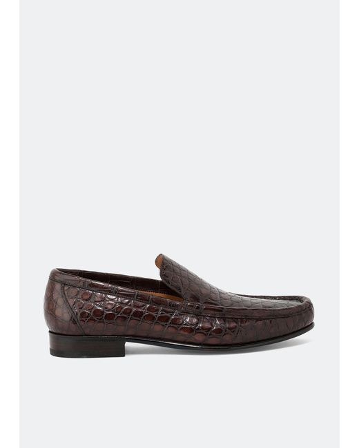 Faggioli Atelier White Arona Loafers for men