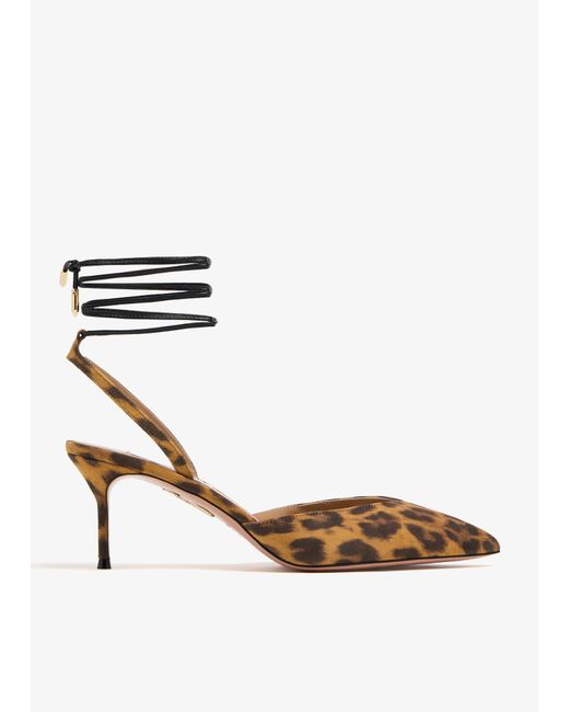 Aquazzura White Slingback Décollet Pumps