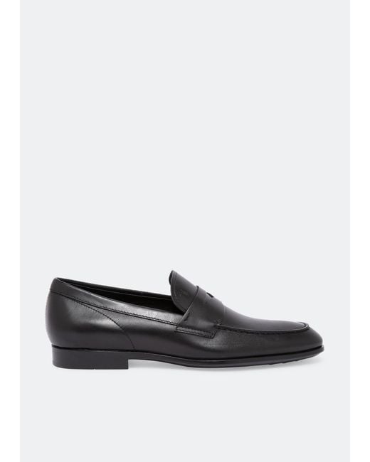 Tod's White Leather Loafers for men