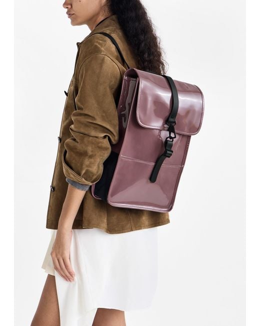 Rains Purple Mini Backpack