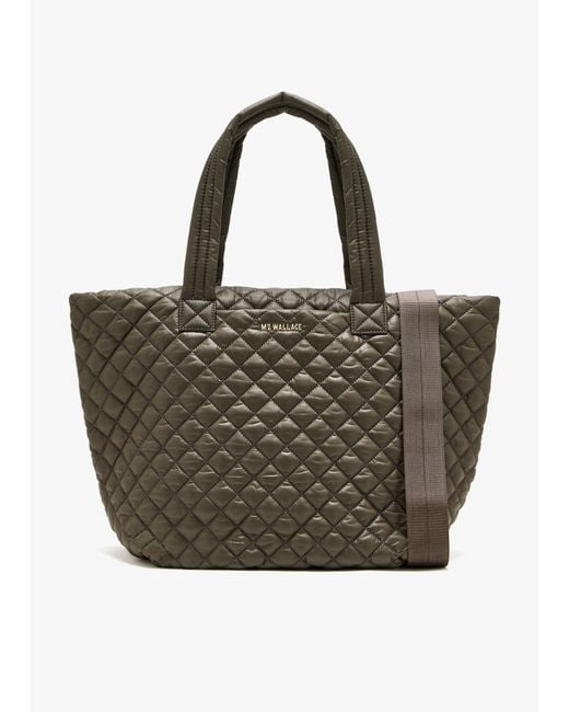 MZ Wallace Women's Green Medium Metro Deluxe Tote Bag
