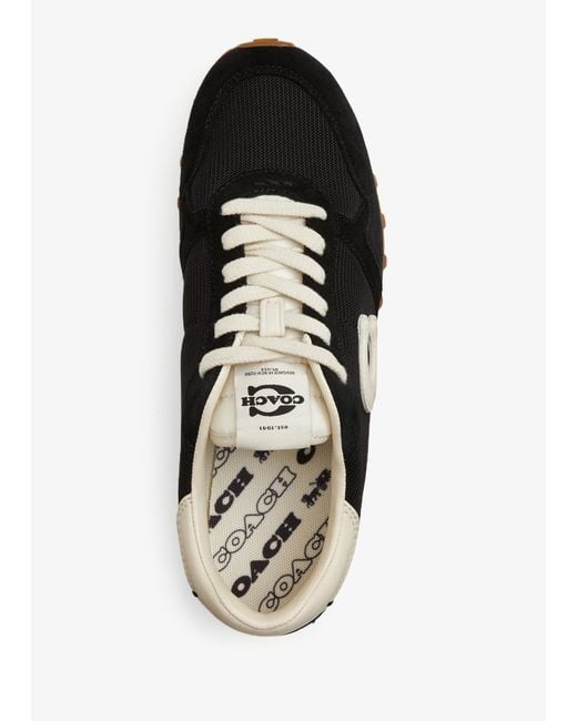 COACH Black Retro Runner Sneakers
