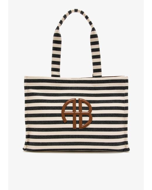 Anine Bing White Lara Tote Bag