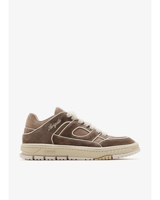 Axel Arigato Brown Area Lo Piping Sneakers for men