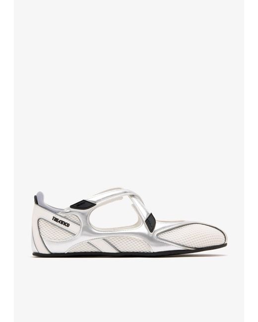 The Attico White Floor 01 Ballerinas