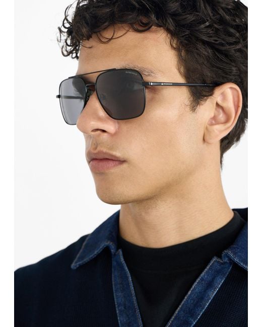 Roderer Gray Harry Aviator Sunglasses for men