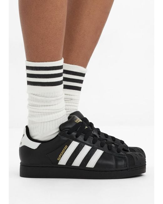 Adidas Black X Beams Superstar Sneakers