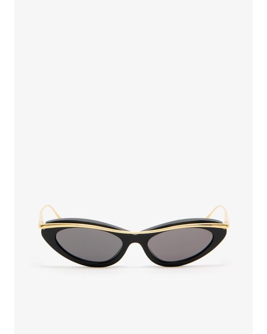 Loewe White Whirl Sunglasses