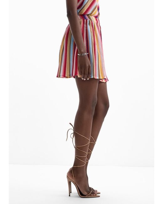 Femme LA White Luce Minimale Sandals