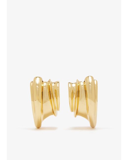 Jenny Bird Metallic Leona Hoop Earrings