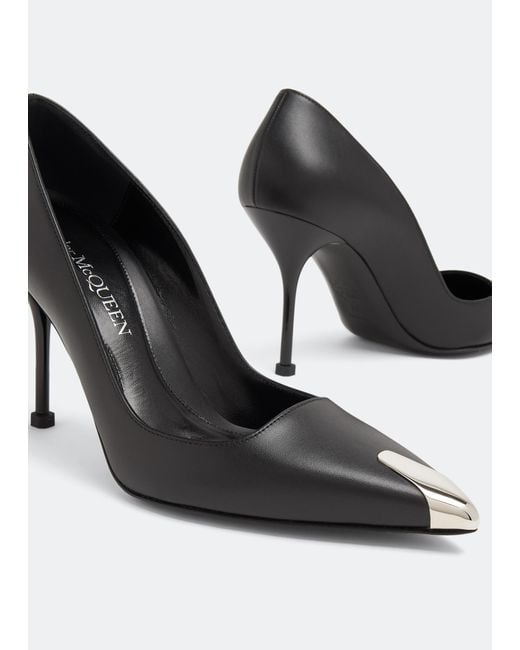 McQueen White Punk Pumps