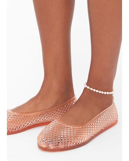 Ancient Greek Sandals Iro Jelly Ballet Flats in Pink | Lyst