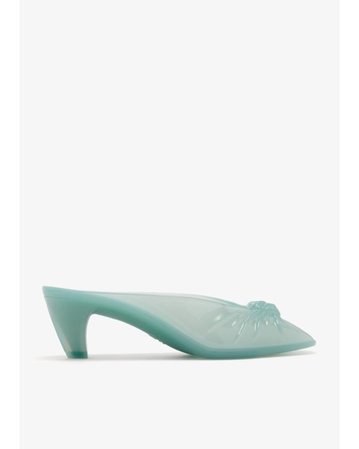 Chloé Green Jelly Mules