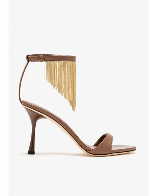 STUDIO AMELIA Natural Figaro 90 Sandals