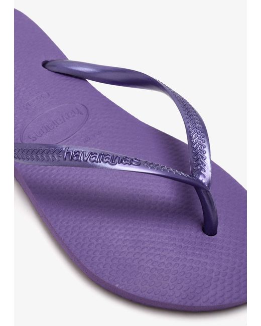 Havaianas Purple Slim Flip Flops