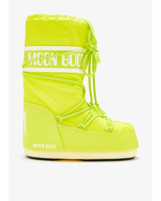 Moon Boot Yellow Icon Boots