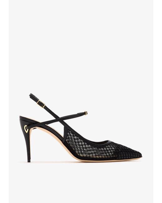 JENNIFER CHAMANDI White Edoardo 85 Pumps