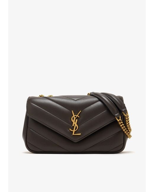 Saint Laurent Black Loulou Small Chain Bag