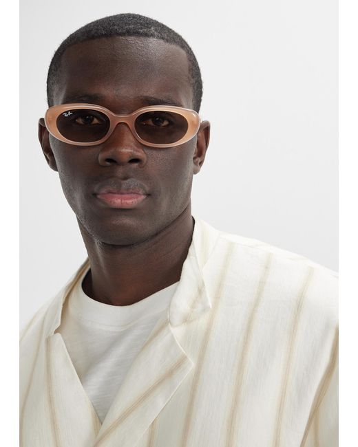 Ray-Ban Natural Oval Bio-Based Sunglasses